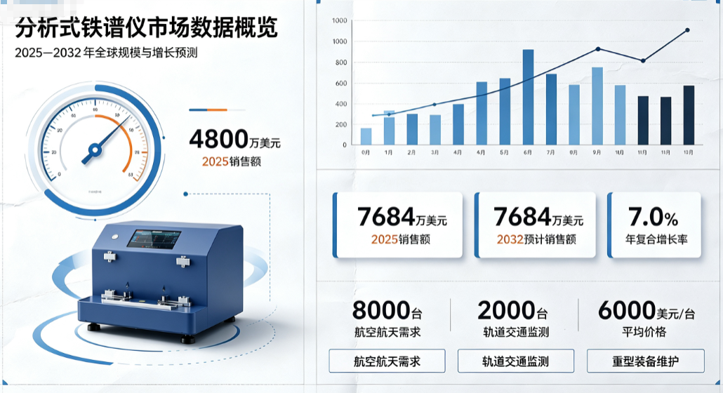 2026年全球潤滑油鐵譜分析儀市場穩增7% 航空與重型裝備需求驅動增長 圖1.png